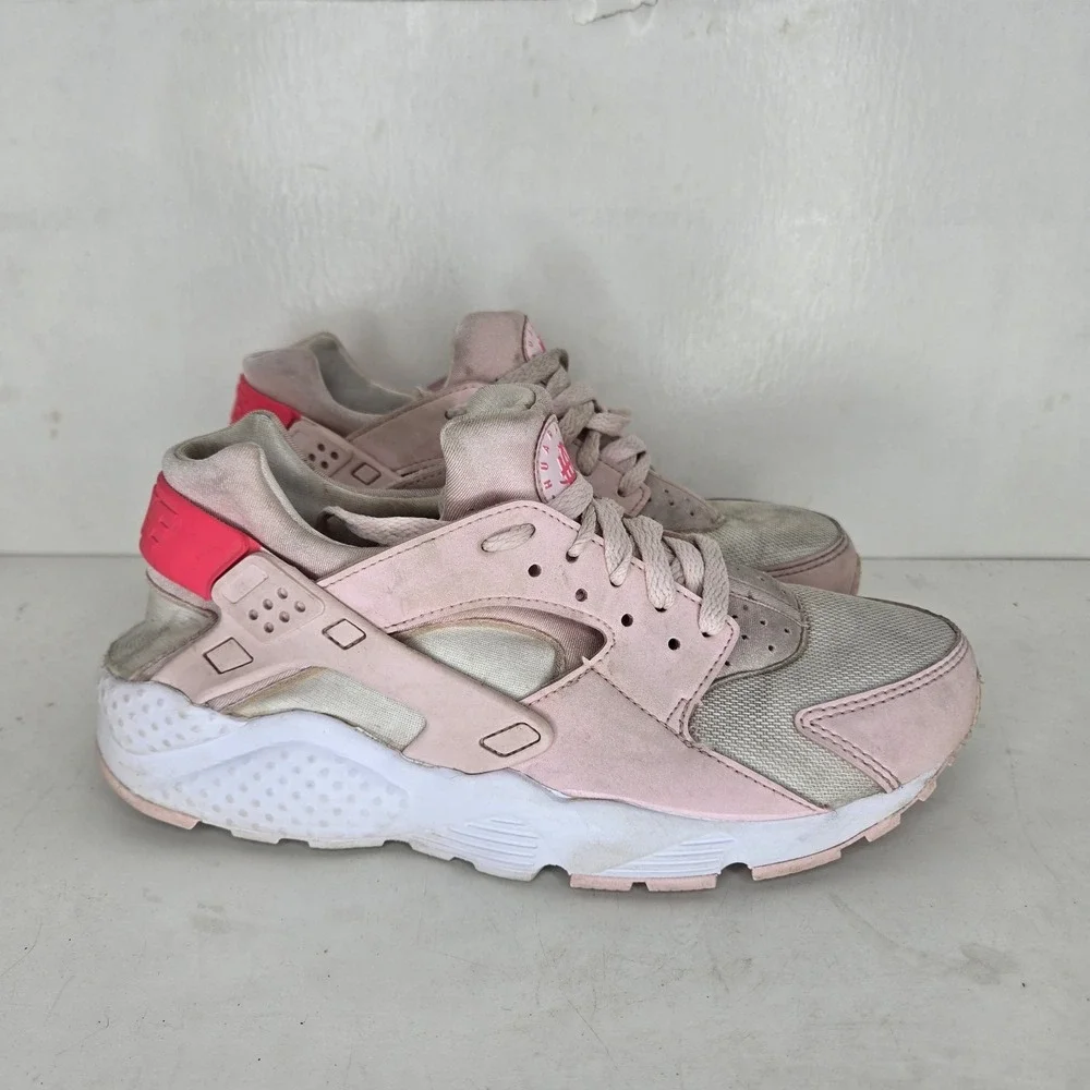Nike Huarache Running shoes'Pink Foam'‎ GS 654275-608 Youth Sz 7 Women's Sz 8.5